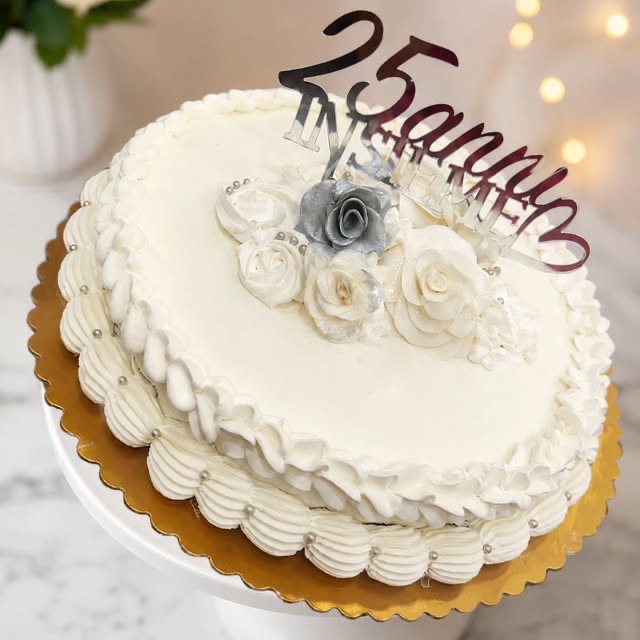 Torta gelato elegante per anniversario